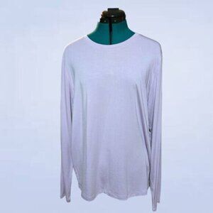 Hudson North Lavender Long Sleeve Tee- Size Extra Large